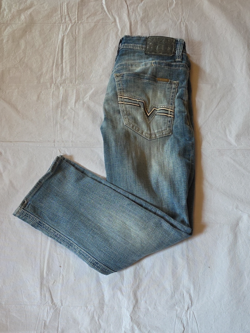 Salvage Supply Co. Men's Mayhem Straight Regular Fit Stretch Jeans 32 Short
